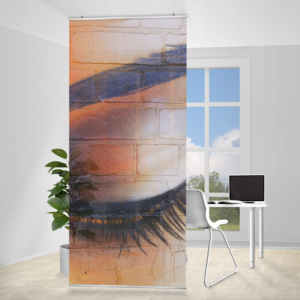 Závěsná dělící stěna Latina Eye, 250 x 120 cm