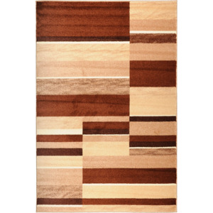 Moderní kusový koberec Cezar 6975a_V_BA hnědý Rozměr: 60x110 cm