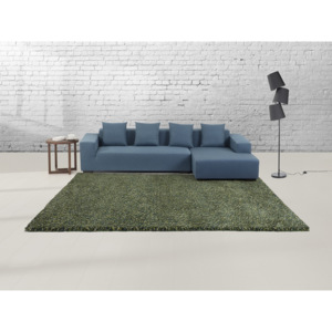 Zelený dlouhovlasý shaggy koberec 200x300 cm - OREN