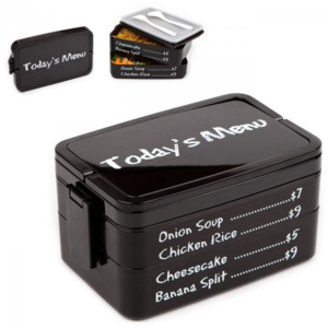 Lunch box BALVI Today´s Menu, černý