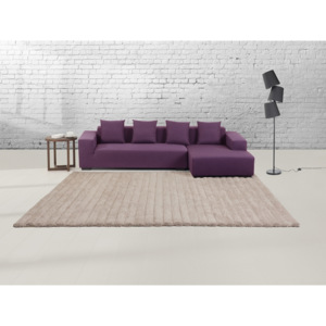 Béžový shaggy koberec 200x300 cm - MUGLA