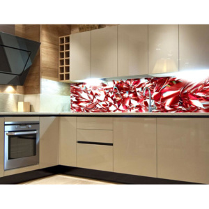 Dimex | Fototapeta do kuchyně - RED CRYSTAL - ČERVENÝ KRYSTAL | 180 x 60 cm