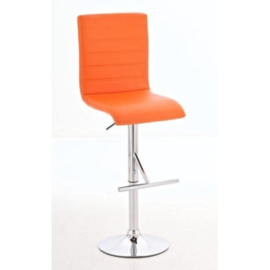 Barové židle Donna - SET 2 ks, oranžová