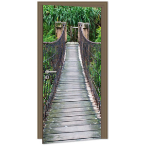 Dimex | Samolepicí fototapeta na dveře - Footbridge (Most) | 95 x 210 cm