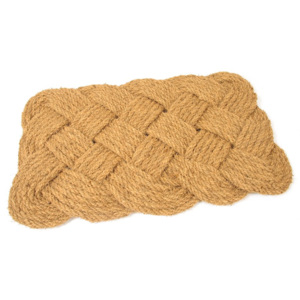 Kokosová vstupní venkovní čistící rohož Jumbo Rectangle, FLOMAT - délka 45 cm, šířka 75 cm a výška 3,5 cm