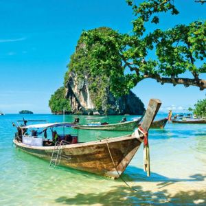 Dimex | Fototapeta na podlahu - Thailand Boat | 170 x 170 cm