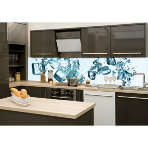Dimex | Fototapeta do kuchyně - LEDOVÉ KOSTKY - ICE CUBES | 180 x 60 cm