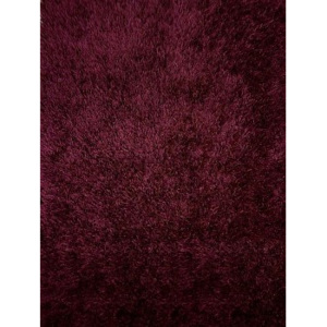 Chlupatý kusový koberec Lilou fialový Framboise Typ: 80x150 cm