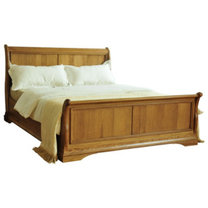 Dubová postel FRB50, rustikální dřevěný nábytek