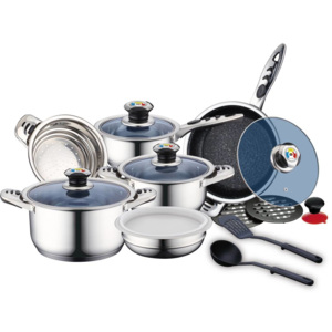Royalty line RL-16RN; Cookware Stainless Steel 16PCS