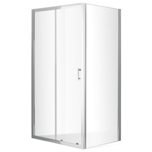 Posuvné sprchové dveře OBD2 s pevnou stěnou OBB Obdélníkový sprchový kout 1200x800 mm OBD2-120_OBB-80