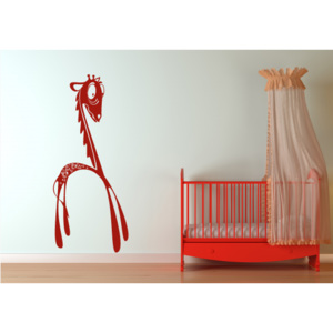 Nomia Pro | Samolepky na zeď - Dlouhá žirafa | 30 x 70 cm