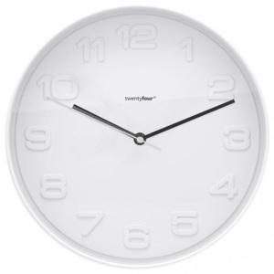 Designové hodiny na zeď Balvi Oslo 29,5 cm | bílé