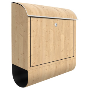 Poštovní schránka s potiskem Textura dřeva