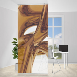 Závěsná dělící stěna Golden Brilliance, 250 x 120 cm