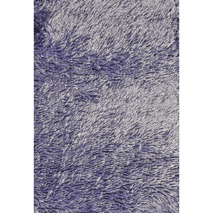 Chlupatý kusový koberec Shine Shaggy blue modrý Rozměr: 50x80 cm