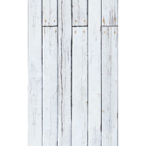 Fototapeta - Dřevěná prkna bílá 50x1000