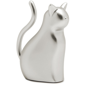 Šperkovnice ve tvaru kočky Anigram kočka | matná stříbrná