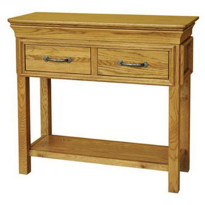 Dubový konsolový stolek FRCT2, rustikální dřevěný nábytek
