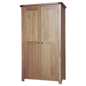 Dubová šatní skříň SRDW20, rustikální dřevěný nábytek