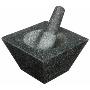 Kitchen Craft Masivní granitový hmoždíř s tloučkem Master Class 21,6x20.6x19,8 cm