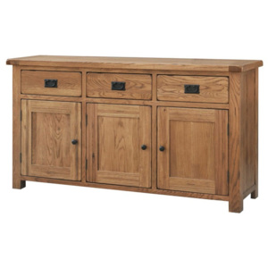 Dubový příborník SRDS45, rustikální dřevěný nábytek