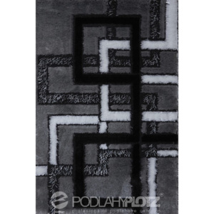 Kusový koberec Shaggy Loop C P080-GRY, 80 x 150 cm