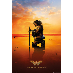 Plakát, Obraz - Wonder Woman - Kneel, (61 x 91,5 cm)
