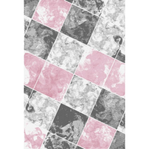 Moderní kusový koberec Miami 6580 růžový Typ: 80x150 cm