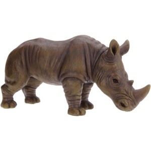 Dekorativní zahradní soška - velký nosorožec