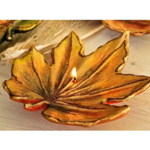Svíčka podzimní list - Art-Pol
