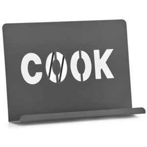 Držák na kuchařkou knížku, COOK, barva černá, ZELLER