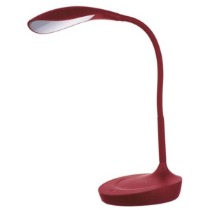 Stolní LED lampička EMOS DEL-1321 stmívatelná, 4,5W (1538100300) červená