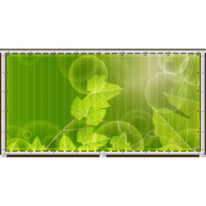 Zelené listí nabité pozitivní energií