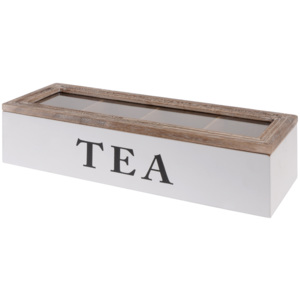 Elegantní skříňka na listový i sáčkový čaj