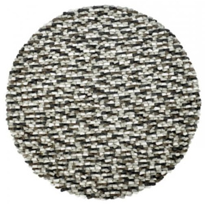 Kusový koberec Canyon CAY 270 stone kruh, 160 x 160 cm