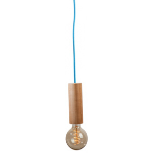 Závěsné stropní svítidlo VERTIGO - modrý kabel
