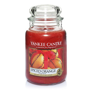 Yankee Candle – vonná svíčka Spiced Orange, velká 623 g