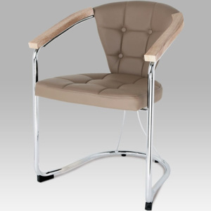 Konferenční - jídelní židle SF-804 LAT koženka latte - Autronic
