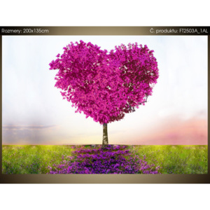 Fototapeta Růžový strom lásky 200x135cm FT2503A_1AL (Různé varianty)