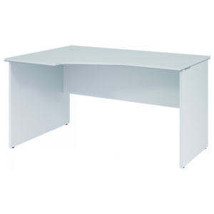 Ergonomický stůl Office White, levý 138 x 95 cm