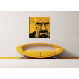 Ručně malovaný POP Art BREAKING BAD 1 dílny 100x100cm