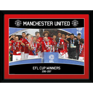 Obraz na zeď - Manchester United - EFL Cup Winners 16/17