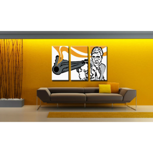 Ručně malovaný POP Art AL PACINO 3 dílný 120x80cm