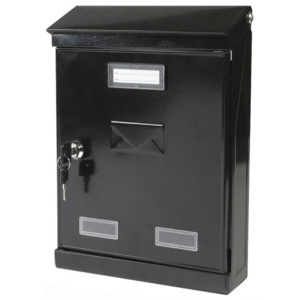 Poštovní schránka FM-686N černá matná, 370 x 250 x hloubka 90 mm