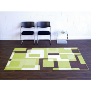 Moderní kusový koberec Hamla 102015 zelený Typ: 80x150 cm