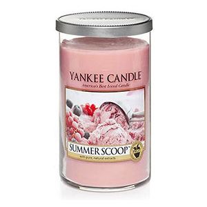 Yankee Candle – Décor vonná svíčka Summer Scoop, střední 340 g