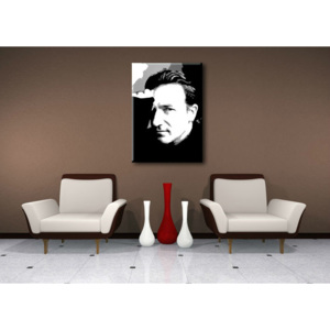 Malovaný POP Art obraz -25% Sleva Bono-U2 1 dílný "skladem" bono / 24h (skladem a ihned k odeslání)