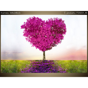 Fototapeta Růžový strom lásky 368x248cm FT2503A_8B (Různé varianty)