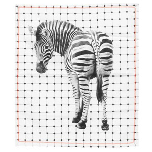 PRESENT TIME Sada 2 ks − Bavlněná utěrka zebra, Vemzu